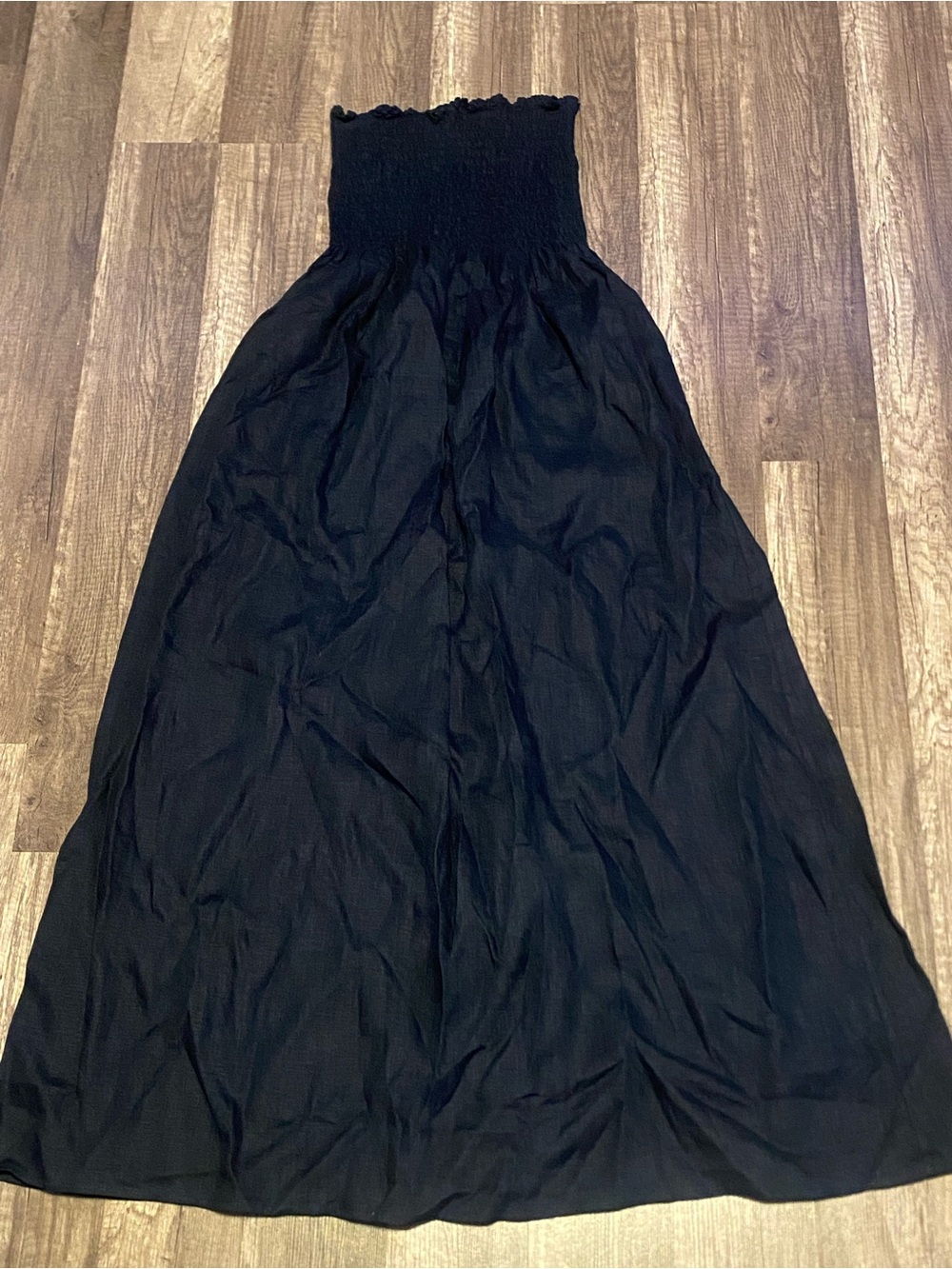Sleeper midi  dress navy   Strapless